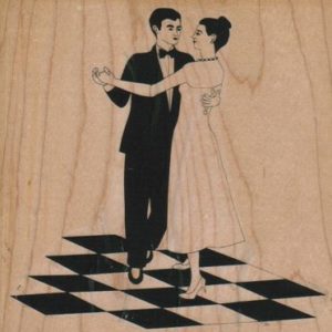 Couple Dancing On Tile 4 3/4 x 4 3/4-0