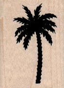 Palm Tree Silhouette 1 x 1 1/4