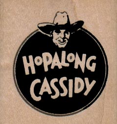 Hopalong Cassidy 1 3/4 x 1 3/4