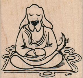 Dog Buddha 3 x 2 3/4-0