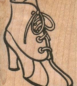 Laced Shoe 1 1/2 x 2-0
