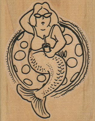 Mermaid Floating 2 1/4 x 2 3/4