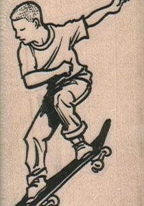SkateBoarder 1 1/2 x 2 1/2-0