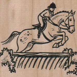 Horse Jumping 3 x 2 1/4-0