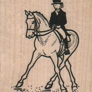 Equestrian Dressage 2 1/4 x 2 1/4-0
