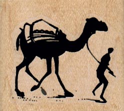 Man Leading Camel 1 3/4 x 1 1/2