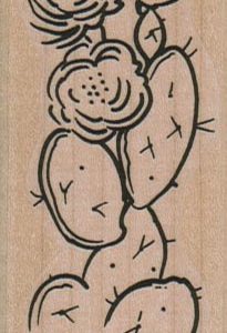 Blooming Cactus 1 1/2 x 3-0