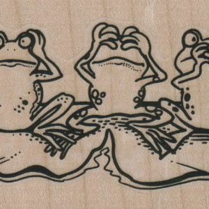 Hear No See No Frogs 3 3/4 x 2-0