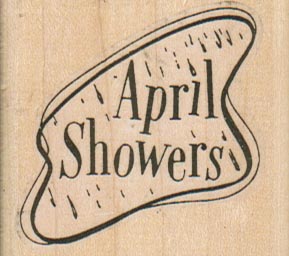 April Showers 2 x 1 3/4