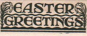 Easter Greetings/Lilies 1 x 2 1/4-0