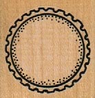 Circle Stamp Frame 1 1/2 x 1 1/2