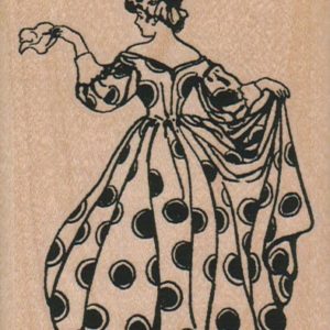 Lady With Hankie 2 3/4 x 3 1/2-0