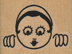 Bathing Beauty Peeking 2 x 1 1/2-0