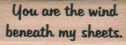 You Are The Wind Beneath 3/4 x 1 3/4