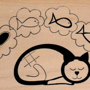 Dreaming Cat 3 1/4 x 4 1/4-0