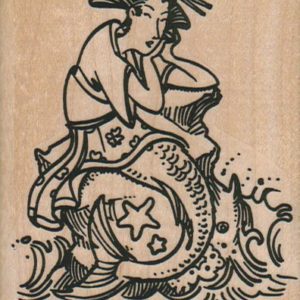 Geisha Mermaid 2 3/4 x 3 1/2-0