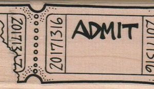 Admit Ticket 2 x 4 1/4-0