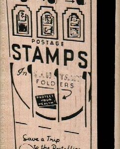 Stamp Dispenser/Large 2 1/2 x 4 1/2-0