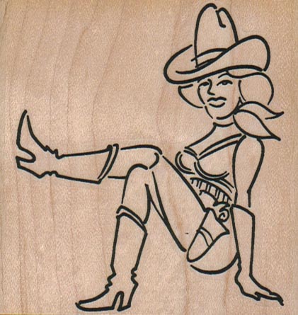 Lady Luck Cowgirl 3 x 3