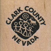 Clark County Nevada Logo 1 1/4 x 1 1/4