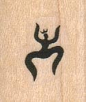 Jumping Petroglyph 3/4 x 3/4-0