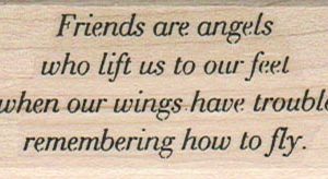 Friends Are Angels 1 1/4 x 2 1/4-0
