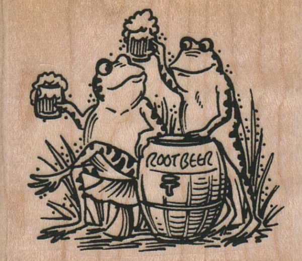 Root Beer Frogs 2 1/4 x 1 3/4-0