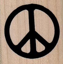 Peace Sign 1 1/2 x 1 1/2