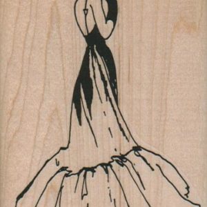 Lady In Evening Gown 2 1/2 x 3 3/4-0