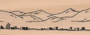 Las Vegas Skyline/Mountains 2 x 6-0