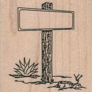 Sign With Yucca 2 1/2 x 2 1/2-0