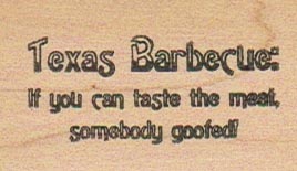Texas Barbecue 1 1/4 x 2-0