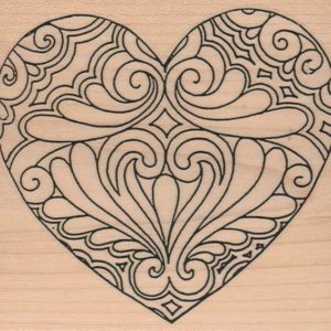 Filigree Heart (Large) 4 x 4 1/4-0