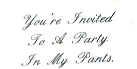 You’re Invited To A Party 1 x 1 1/2