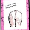 I Suffer From Stamper's Butt 3/4 x 1 3/4-42850