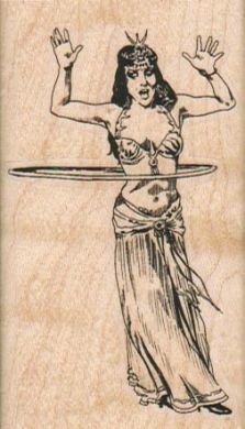 Hula Hoop Lady Small 1 3/4 x 3