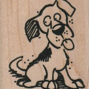 Dog Looking Askance 1 3/4 x 2-0