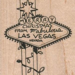 Merry Christmas LV Sign 2 3/4 x 3 1/4-0