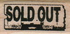 Sold Out Sign 3/4 x 1 1/4