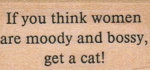 If You Think Women Are Moody 1 x 1 3/4-0