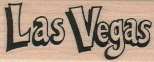 Las Vegas (Outline Letters) 1 x 2 1/4-0
