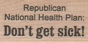Republican National Health Plan 1 1/4 x 2-0