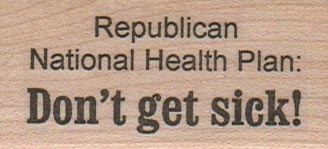 Republican National Health Plan 1 1/4 x 2