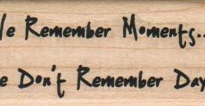 We Remember Moments 1 1/4 x 3-0