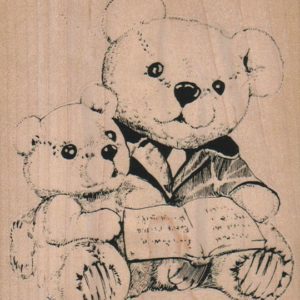 Bear Reading/Large 3 3/4 x 4 1/2-0