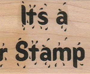 It's A Rubber Stamp Party 1 3/4 x 5 1/4-0