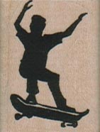 Skateboarder 1 1/4 x 1 1/2