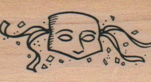 Festive Mask II 1 1/4 x 2 1/2-0