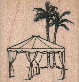 Tent By Palm Trees 2 x 2