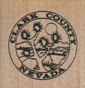 Clark County Nevada 1 1/4 x 1 1/4
